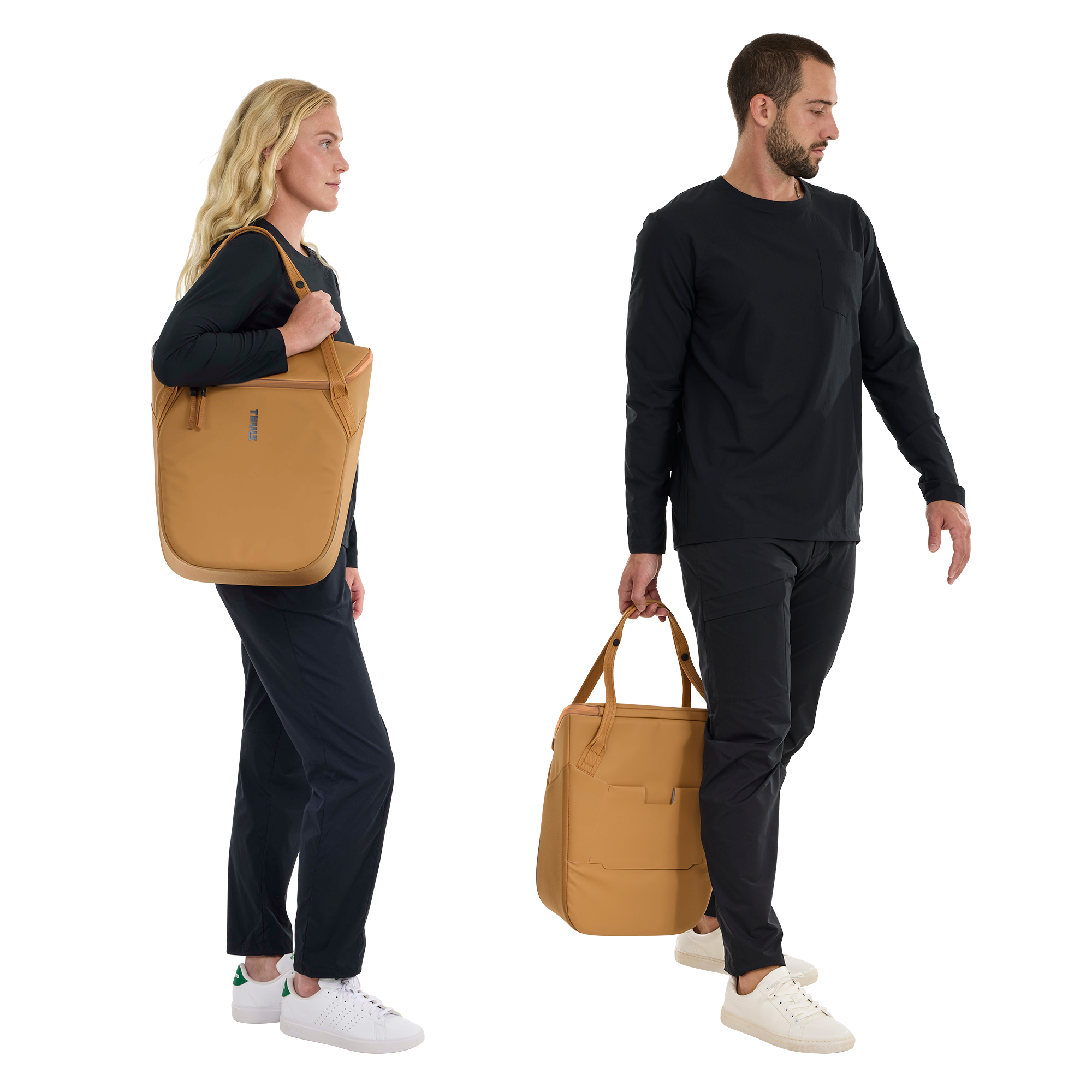 Thule Chasm Cooler with InLock 21L in Dusted Orange — lifestyle # color_Dusted Orange
