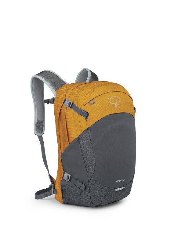 Osprey Nebula Backpack 32L – gold yellow, front view
