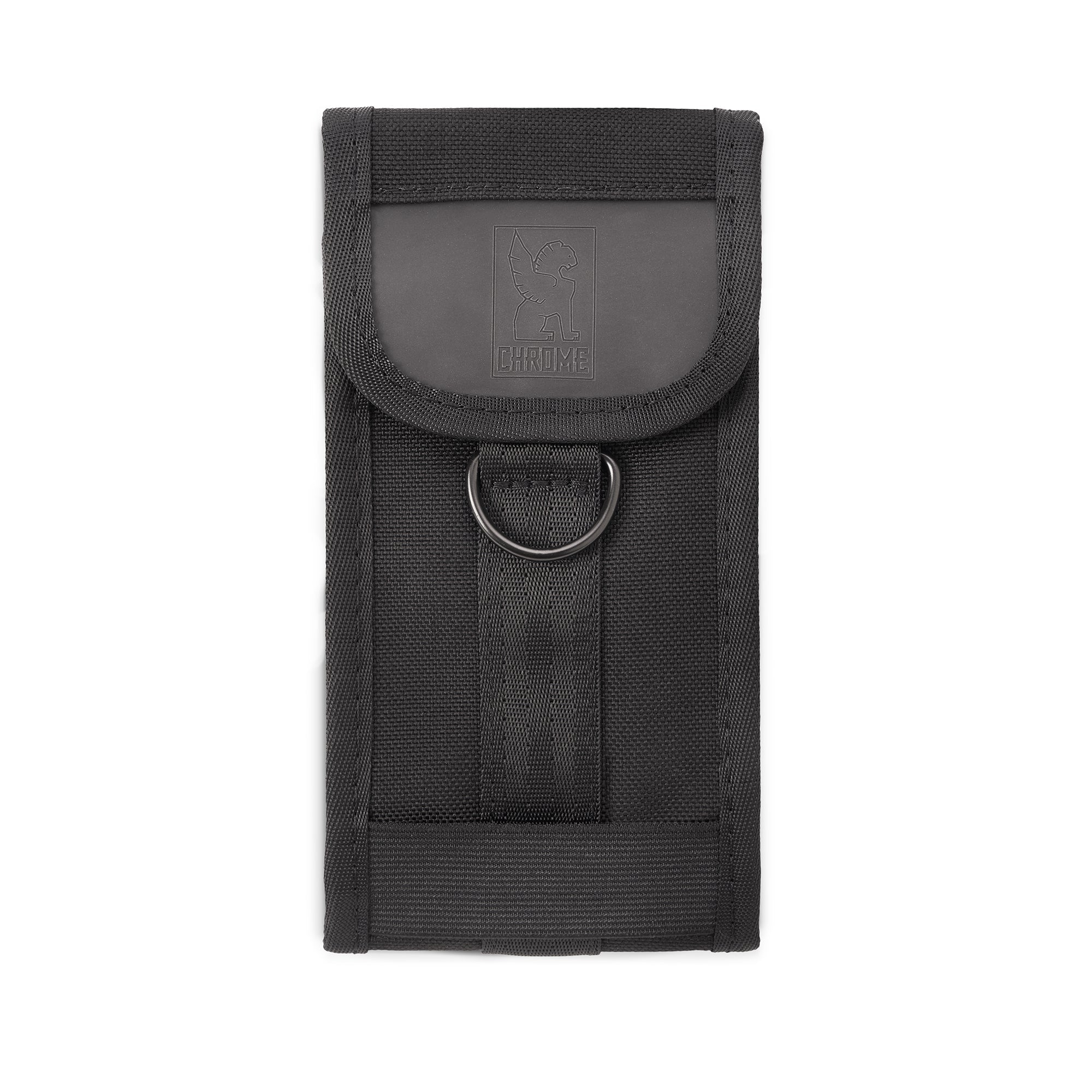 Chrome Industries Large Phone Pouch in Black — front view