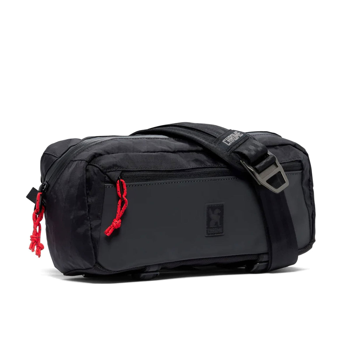 Chrome Industries Mini Kadet Sling Bag 5L in Black XRF — front view # color_Black XRF