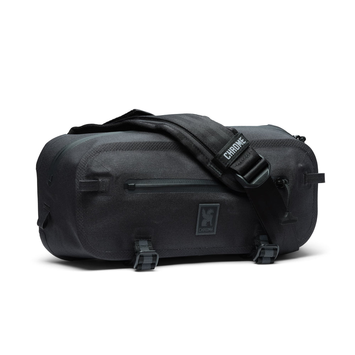 Chrome Industries Mini Kadet WP Sling Bag 5L in Black — front view # color_Black