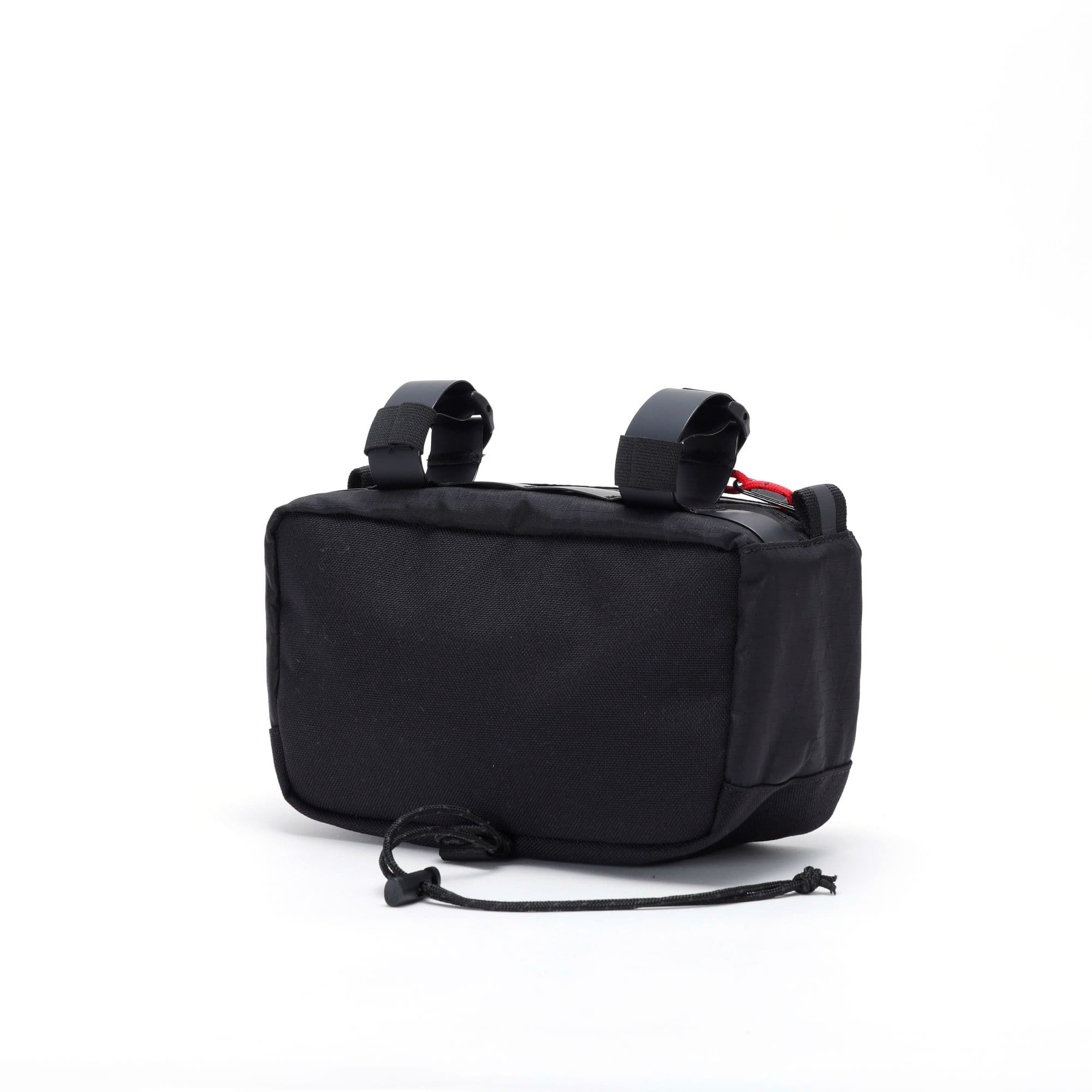 Chrome Industries Holman Handlebar Bag in Black XRF — back view