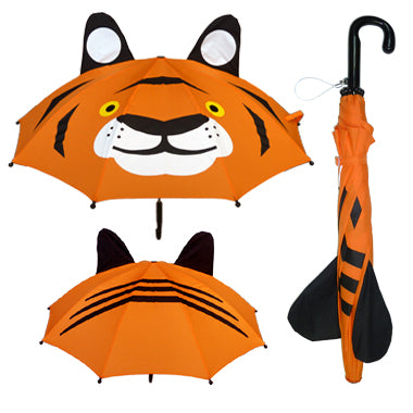 Vista 2034 Tiger Umbrella in Orange — front view