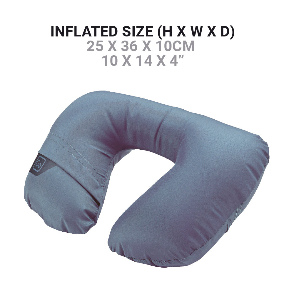 Go Travel Classic Neck Pillow in Blue — lifestyle
