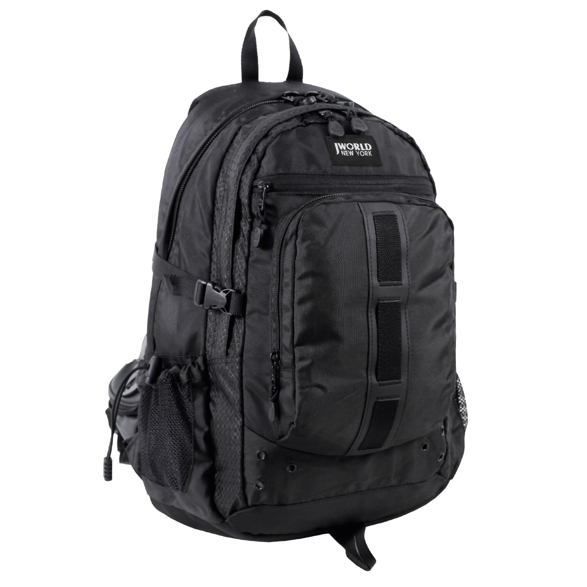 J World Gravit Laptop Backpack in Black — angle view 2 # color_Black