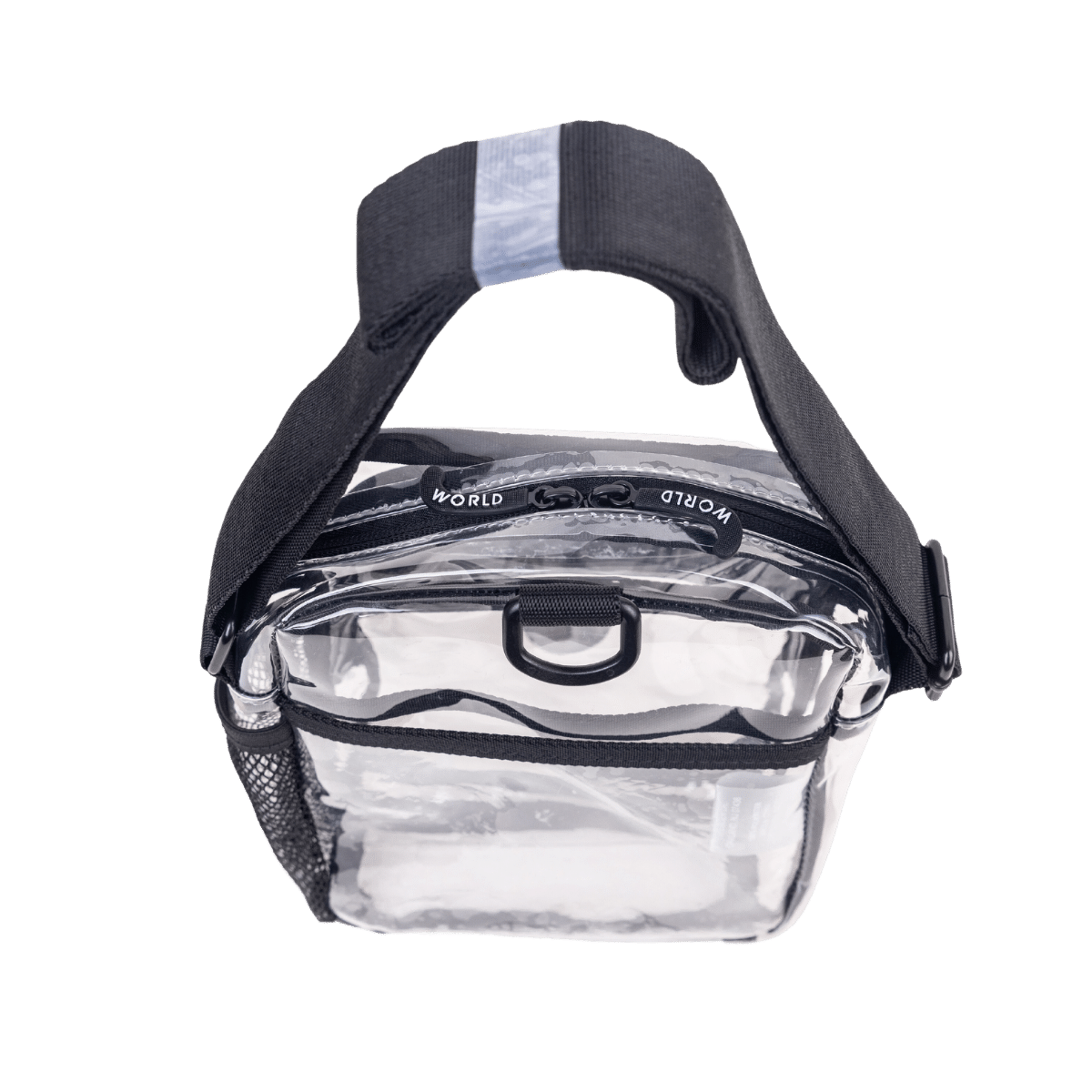 J World Crux Crossbody in Clear — angle view 2 # color_Clear