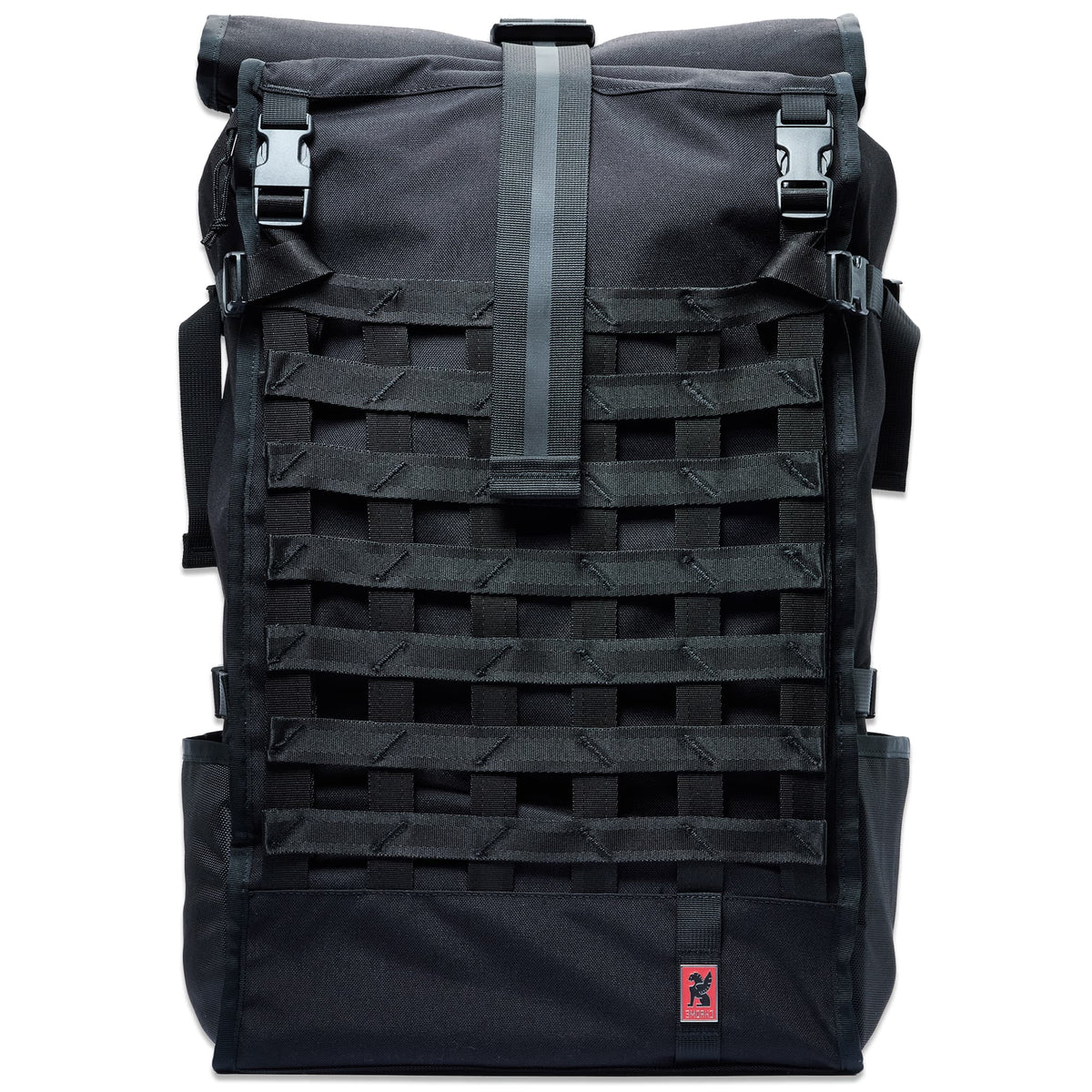Chrome Industries Barrage Pro Pack 80L in Black — angle view 2