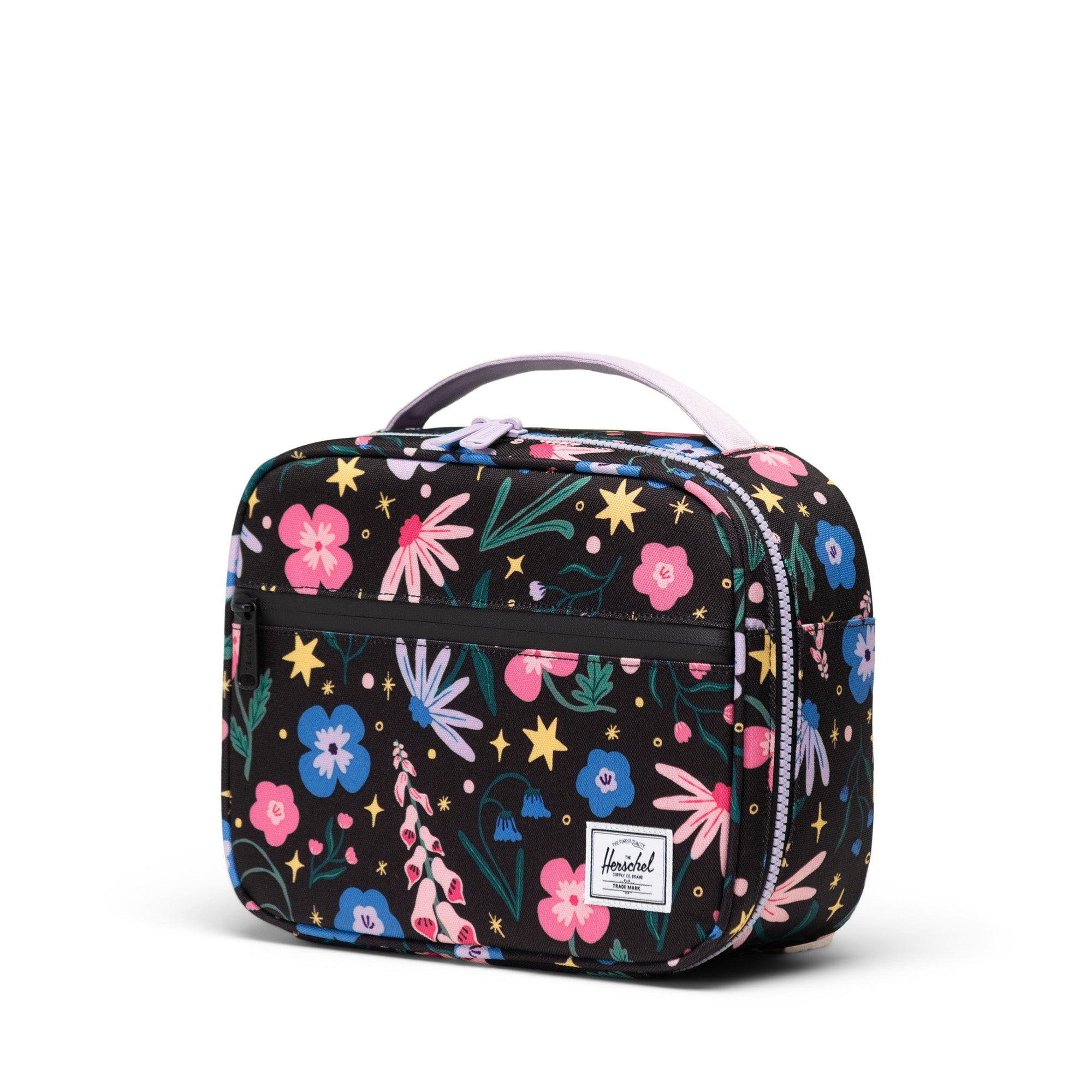 Herschel Pop Quiz Lunch Box Little Herschel 5L in Enchanted Garden — three-quarter view