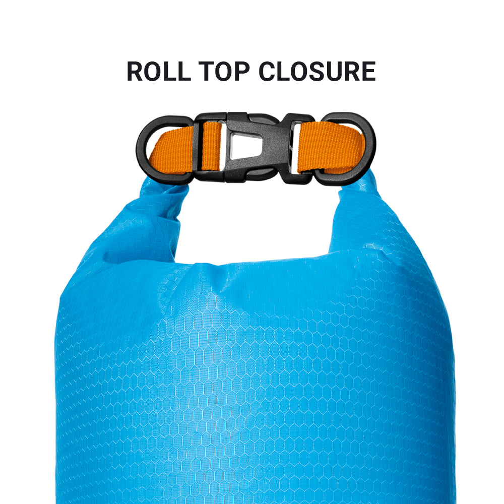 Go Travel Wet or Dry Bag in Blue — angle view 2