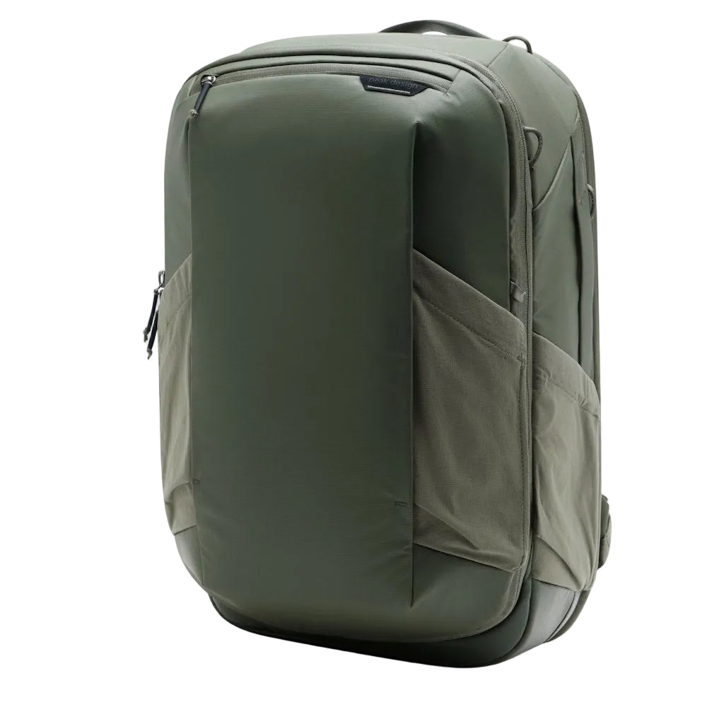 Peak Design Travel Backpack 2-in-1 40L in Sage — side view