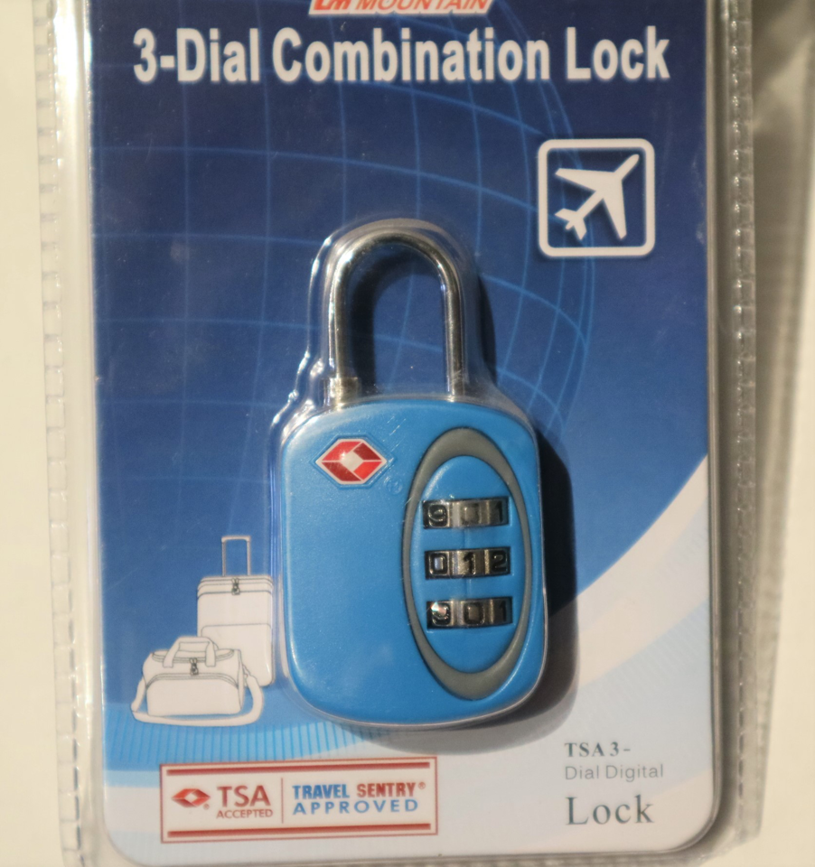 Camel Mountain 519 TSA Approved Lock 3 Dial image 0