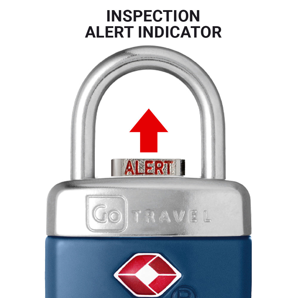 Go Travel TSA Alert Key Padlock – tamper indicator detail
