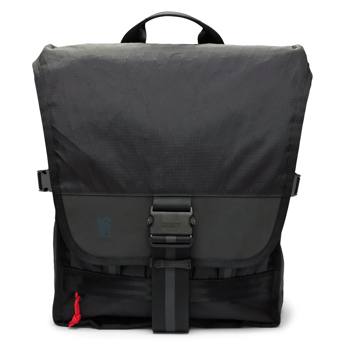 Chrome Industries Warsaw Pack 30L in Black XRF — front view # color_Black XRF