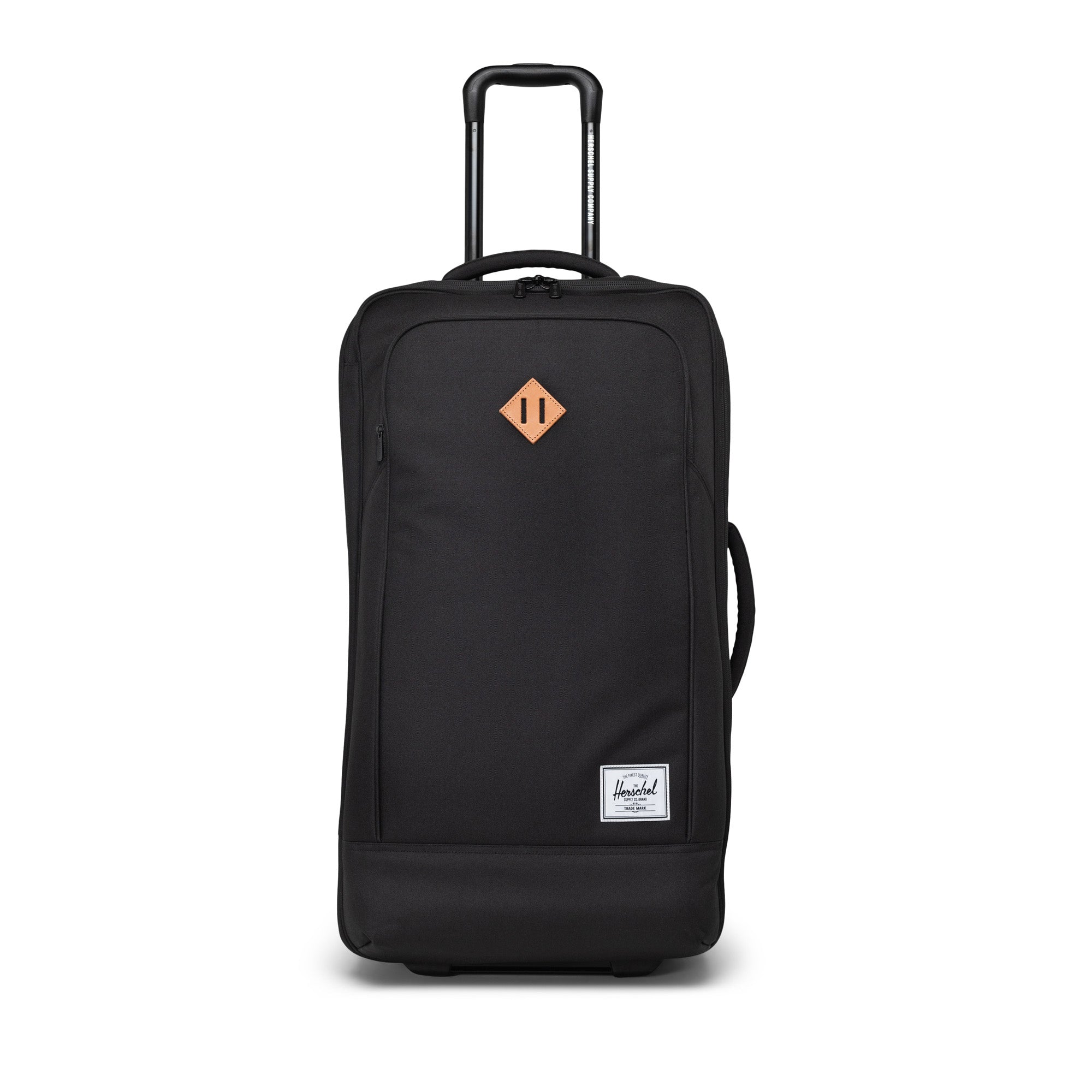 Herschel Heritage Softshell Luggage | Medium - 92L in Black — front view # color_Black