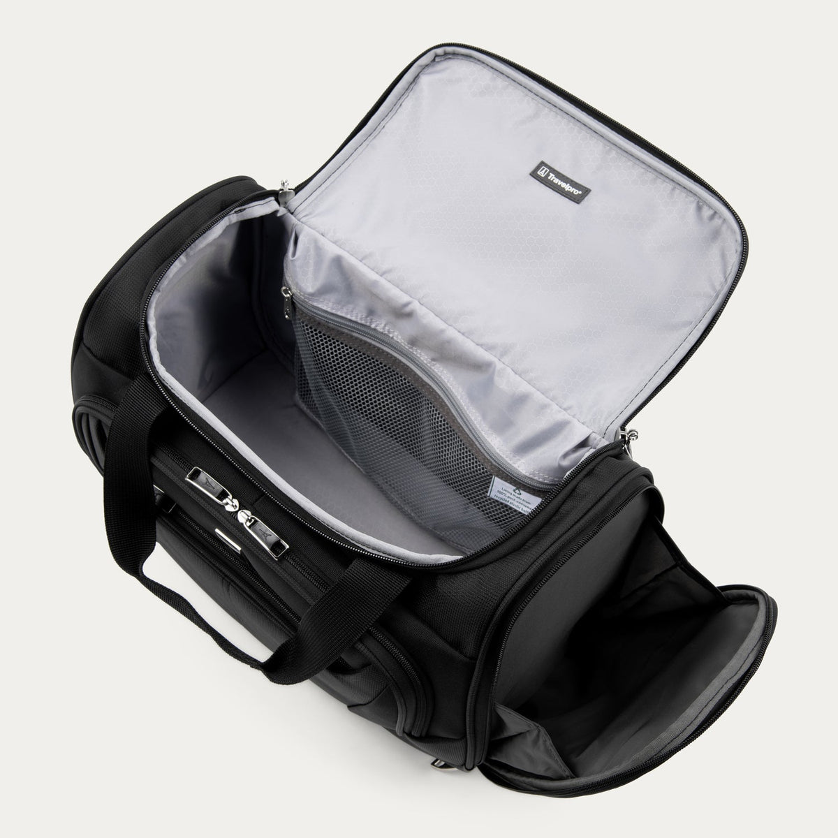 Travelpro Maxlite 5 Soft Tote in Black — interior view
