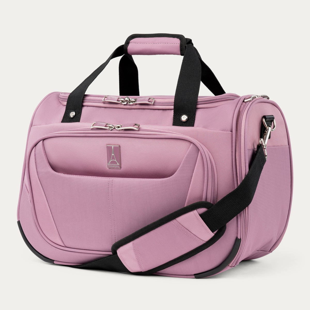 Travelpro Maxlite 5 Soft Tote in Orchid Pink — angle view 3