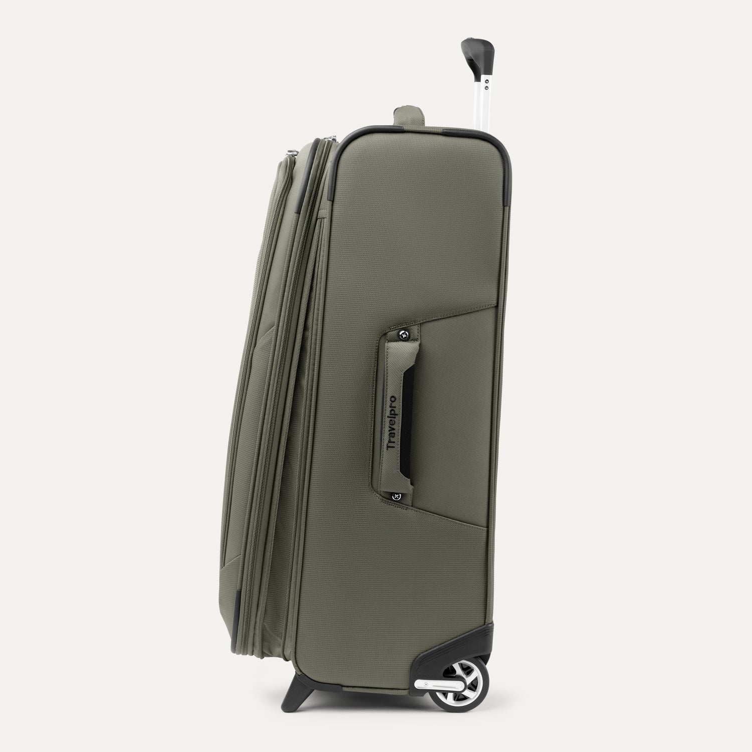Travelpro Maxlite 5 26" Medium Check-In Expandable Rollaboard in Slate Green — angle view 1