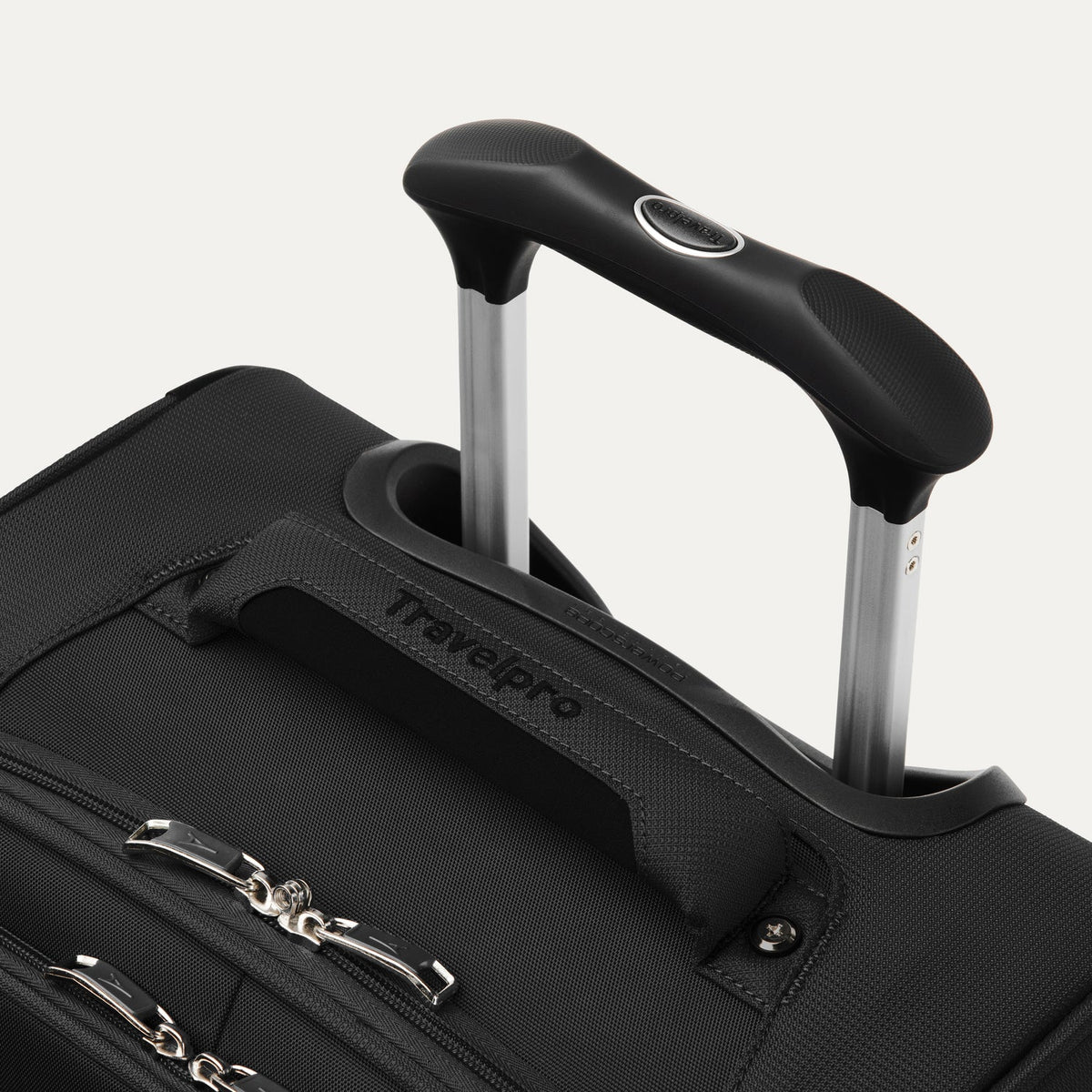 Travelpro Maxlite 5 21" Expandable Carry-On Spinner in Black — detail view