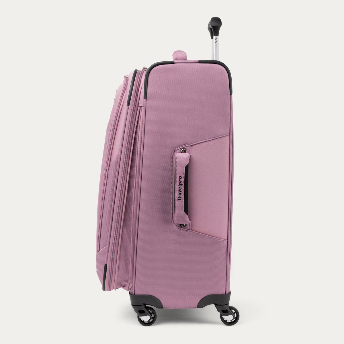 Travelpro Maxlite 5 25" Expandable Spinner in Orchid Pink — angle view 2