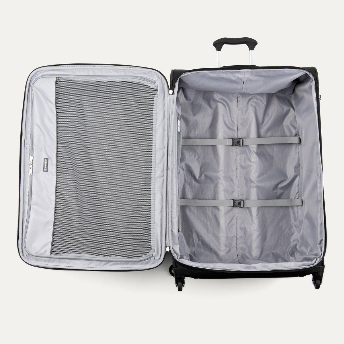 Travelpro Maxlite 5 29" Expandable Spinner in Black — interior view