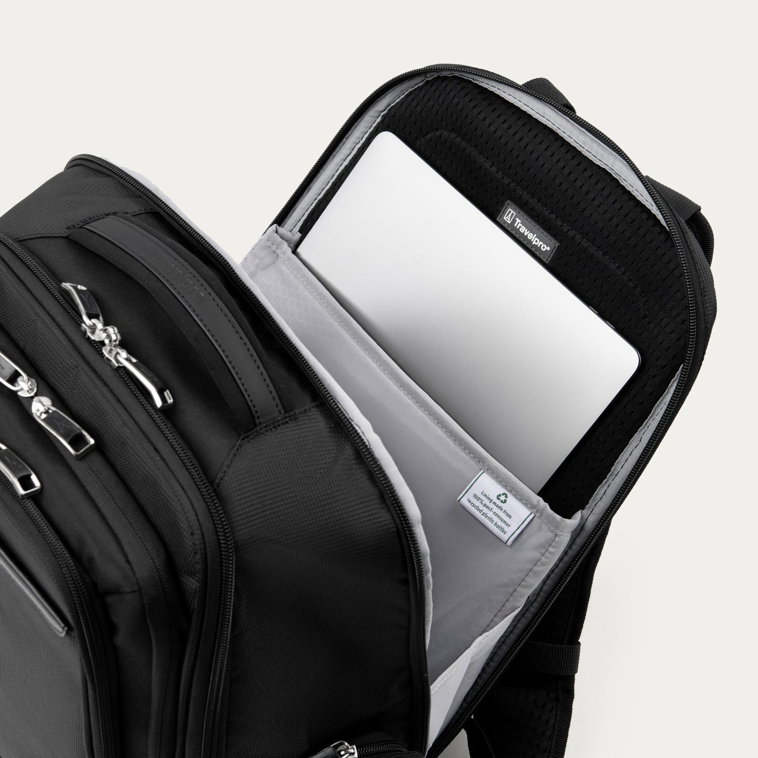 Travelpro Maxlite Laptop Backpack in Black — angle view 1