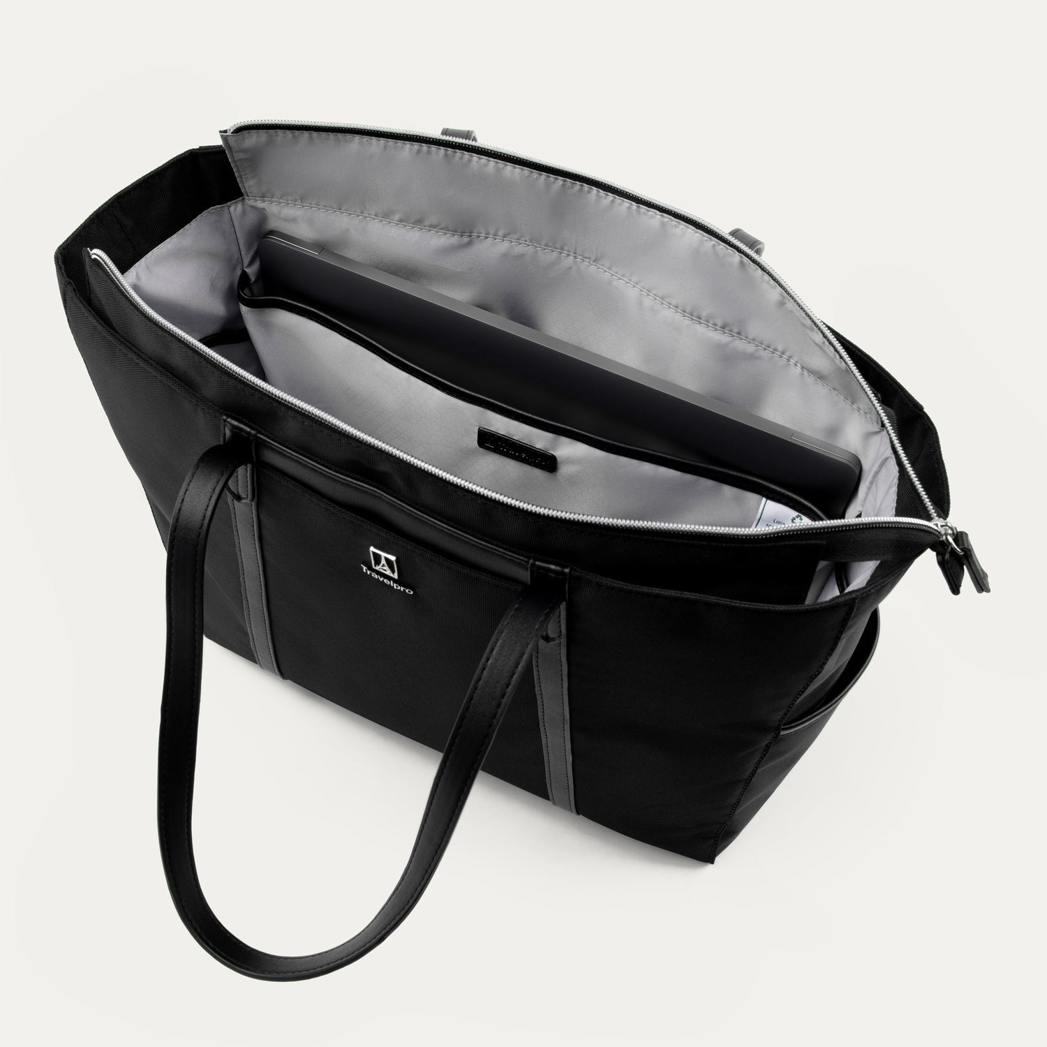 Travelpro Maxlite Women’s Tote in Black — angle view 1