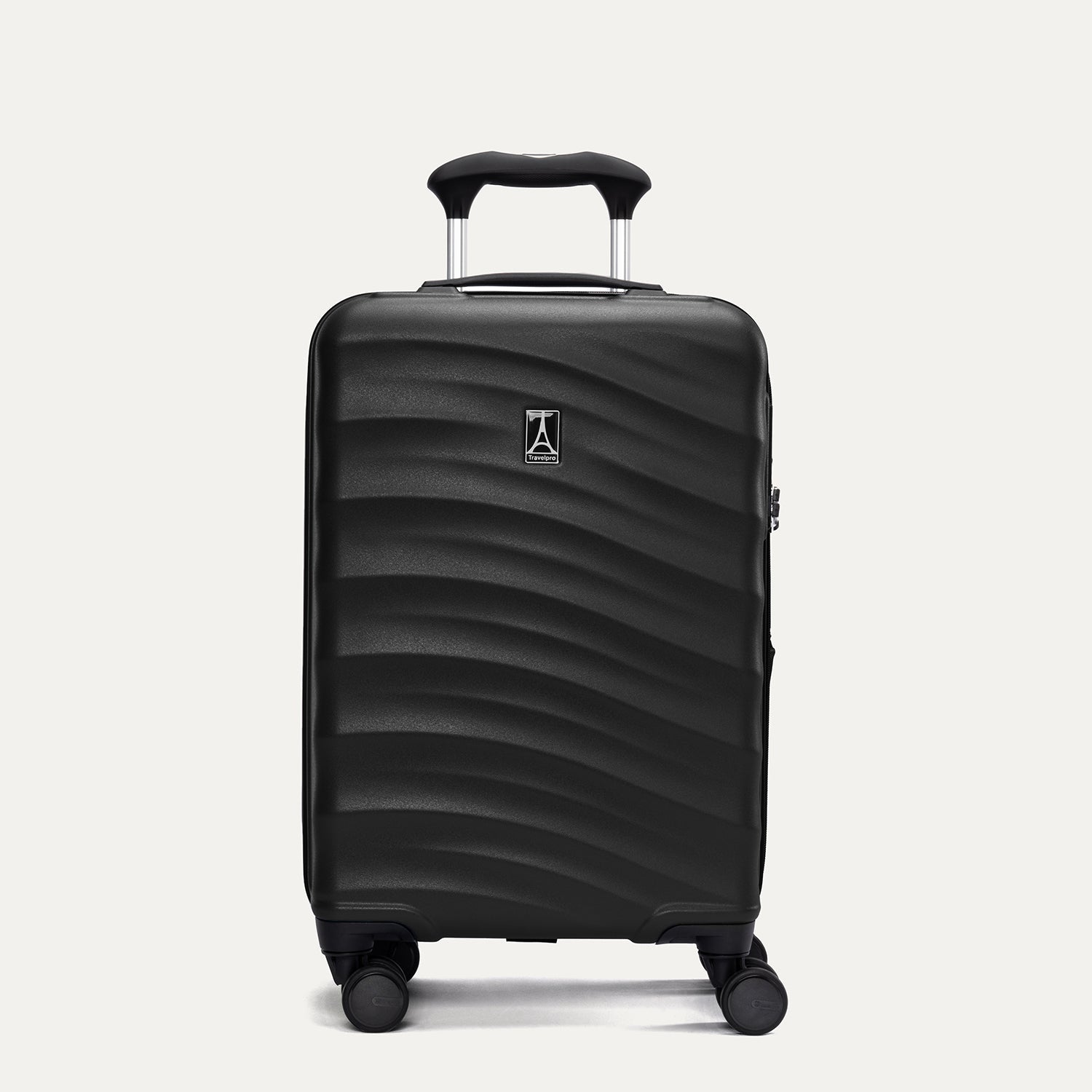 Travelpro Maxlite Air V2 Compact Carry-On Hardside Spinner in Black — front view