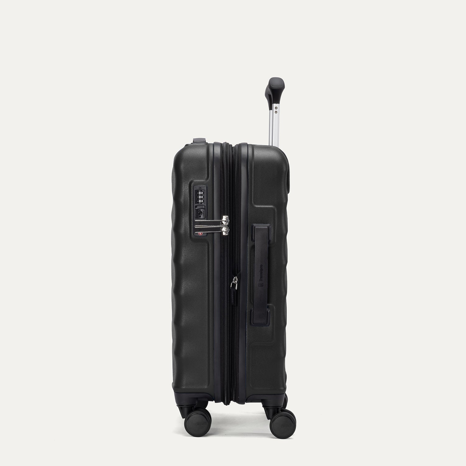 Travelpro Maxlite Air V2 Compact Carry-On Hardside Spinner in Black — angle view 2