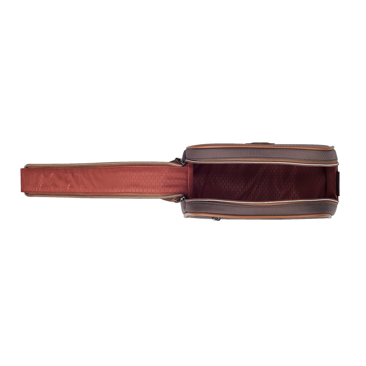 Delsey Chatelet Air 2.0 Large Toiletry Bag in Brown — interior view