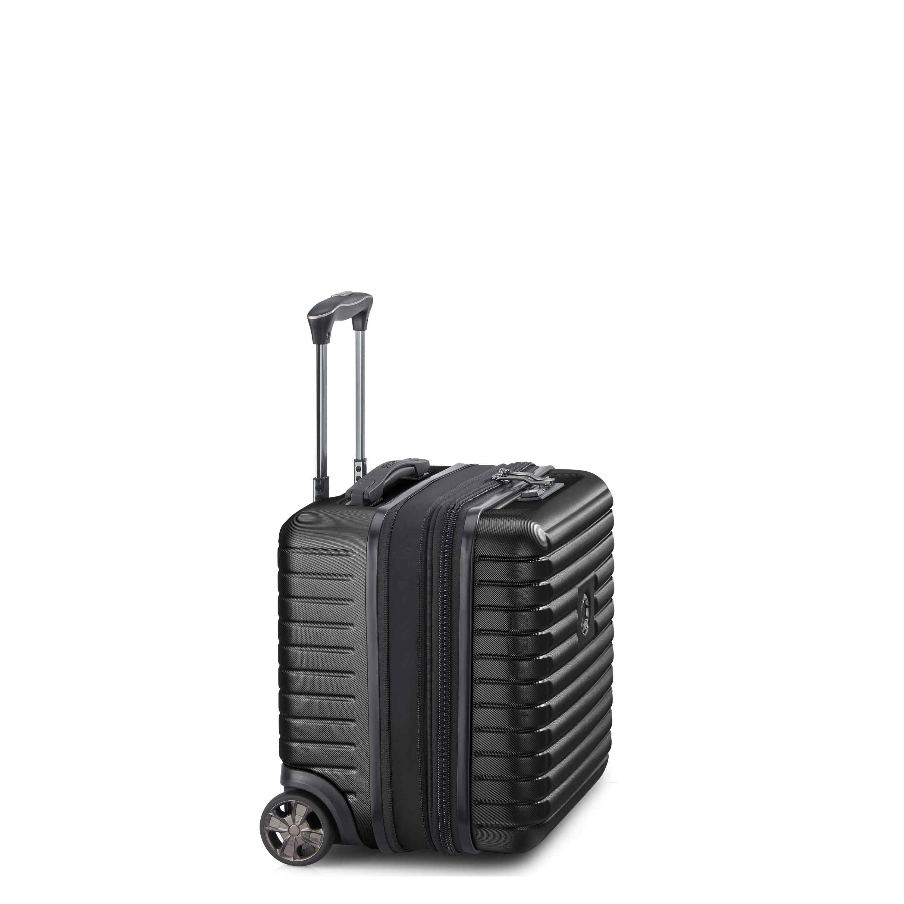 Delsey Cruise 3.0 2-Wheeled Underseater in Black — angle view 2 # color_Black