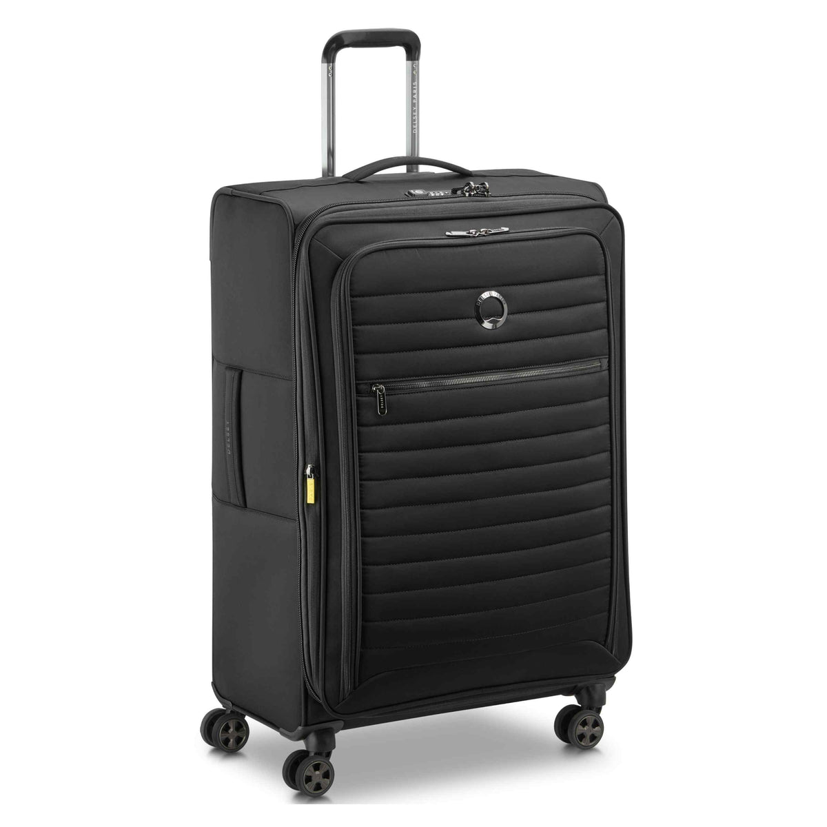 Delsey Cruise 3.0 Softside Large Expandable Spinner in Black — angle view 2 # color_Black