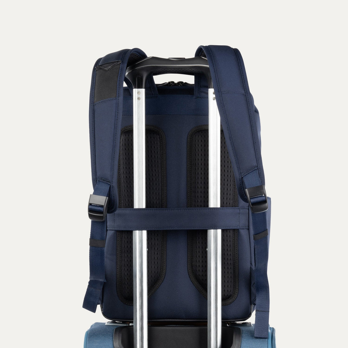 Travelpro Crew Executive Choice 3 Slim Laptop Backpack in Patriot Blue — back view
