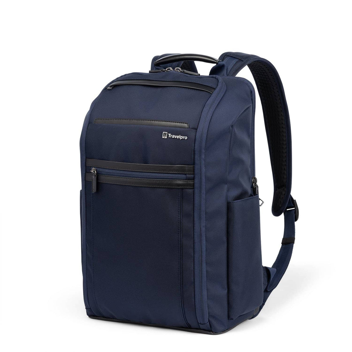 Travelpro Crew Executive Choice 3 Slim Laptop Backpack in Patriot Blue — front view # color_Patriot Blue