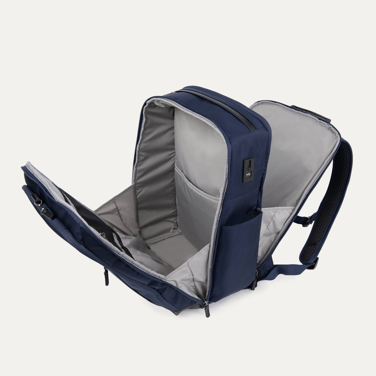Travelpro Crew Executive Choice 3 Large Travel Backpack in Blue — interior view 2