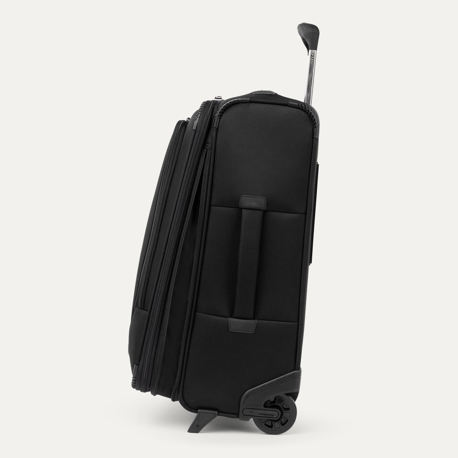 Travelpro Crew Classic Carry-On Expandable Rollaboard in Black — interior view