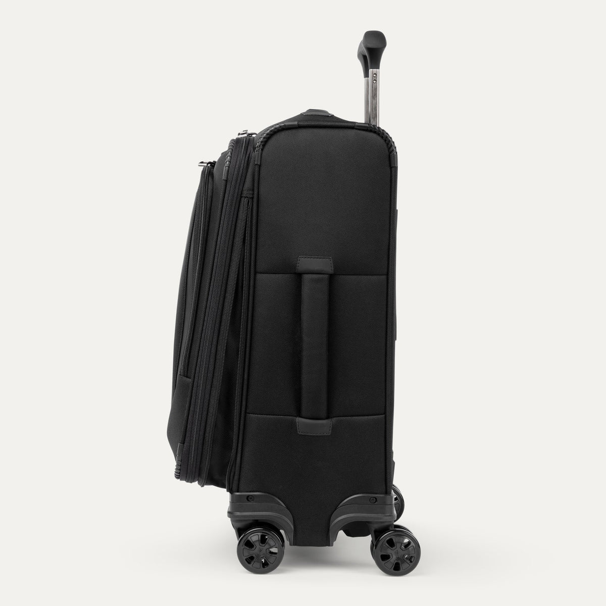 Travelpro Crew Classic Carry-On Spinner in Black — angle view 2