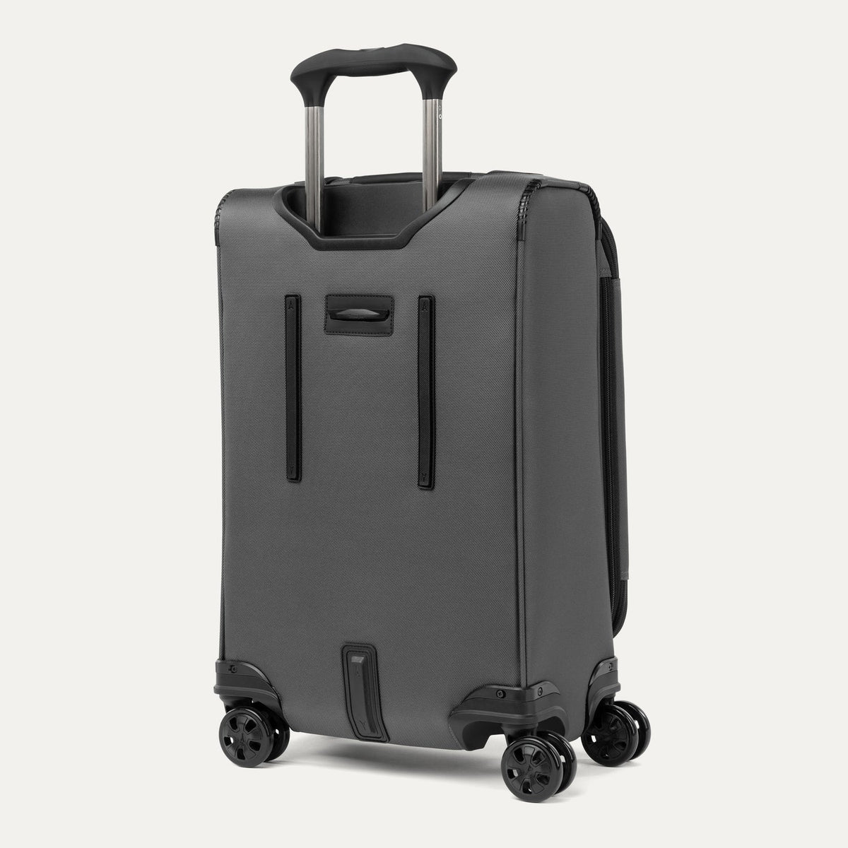 Travelpro Crew Classic Carry-On Spinner in Titanium Grey — back view