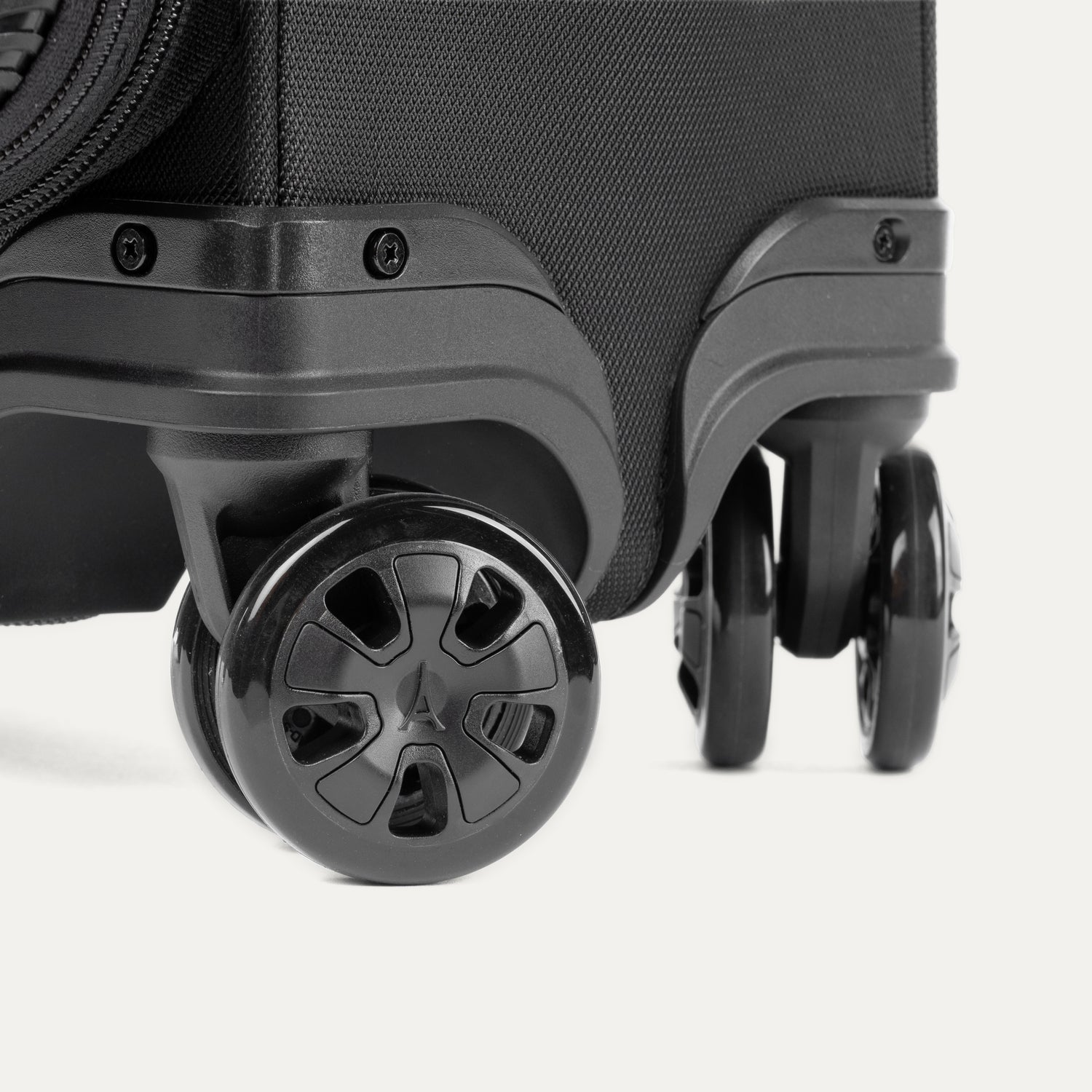 Travelpro Crew Classic Compact Carry-On Expandable Spinner in Black — lifestyle