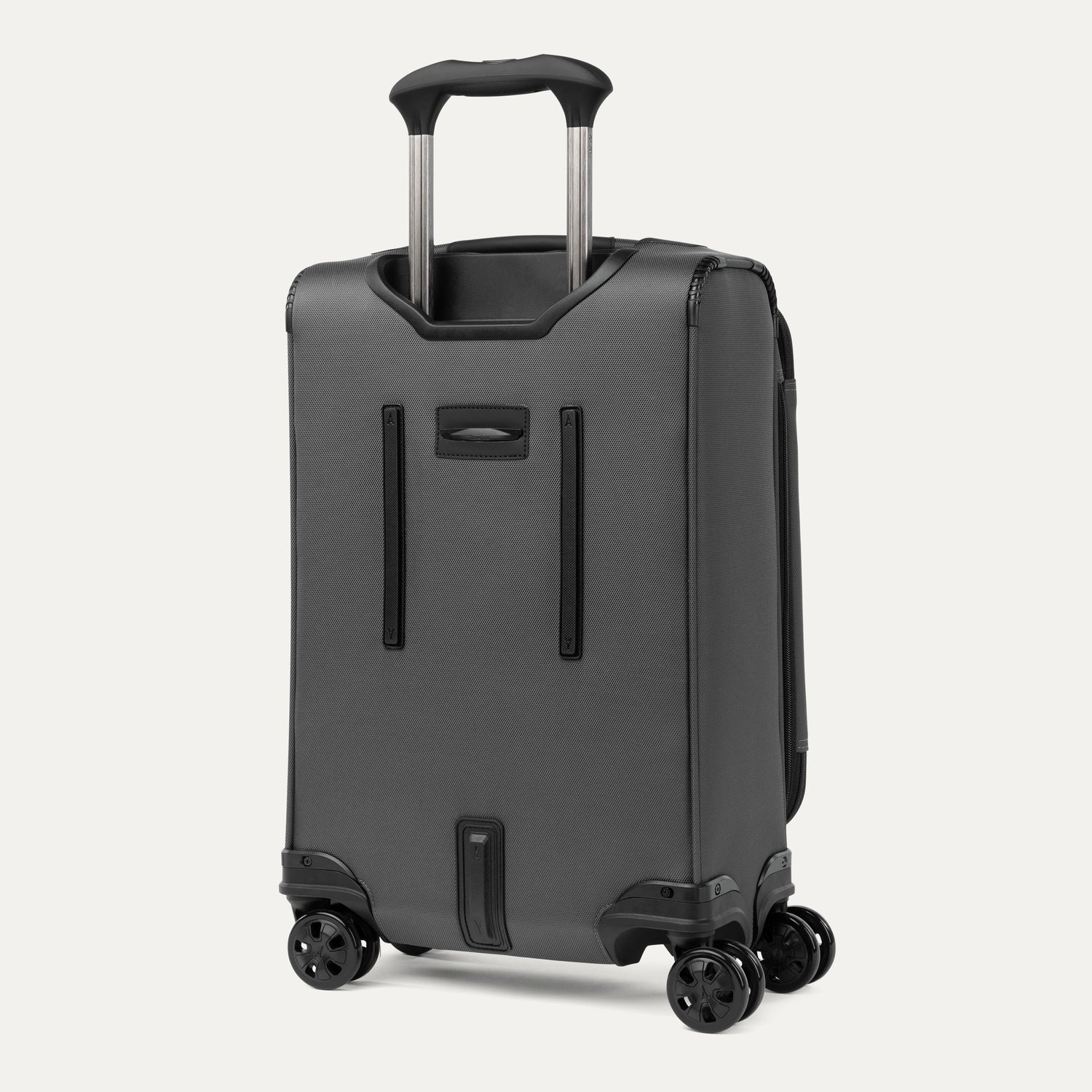 Travelpro Crew Classic Compact Carry-On Expandable Spinner in Titanium Grey — interior view