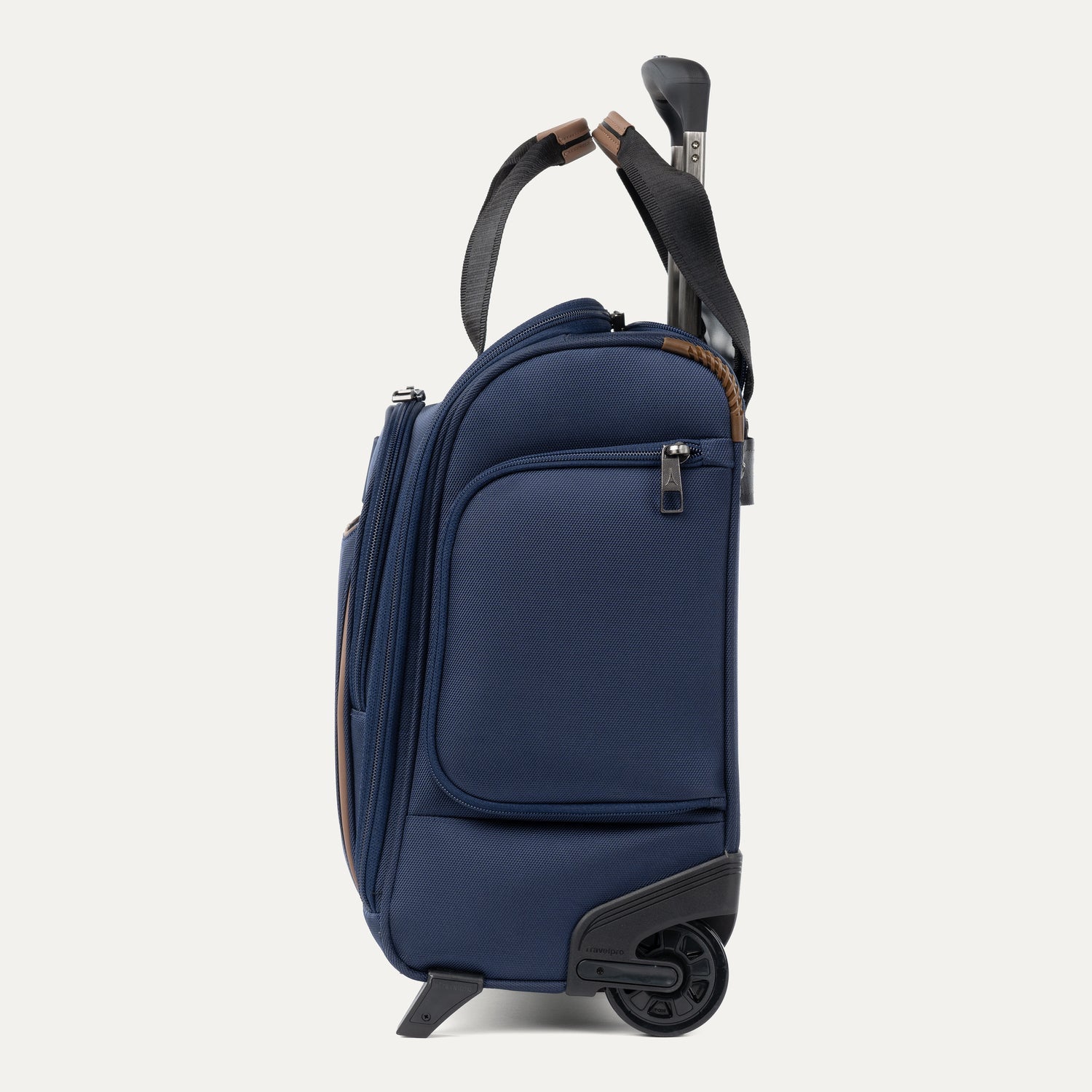 Travelpro Crew Classic Rolling UnderSeat Carry-On in Patriot Blue — interior view