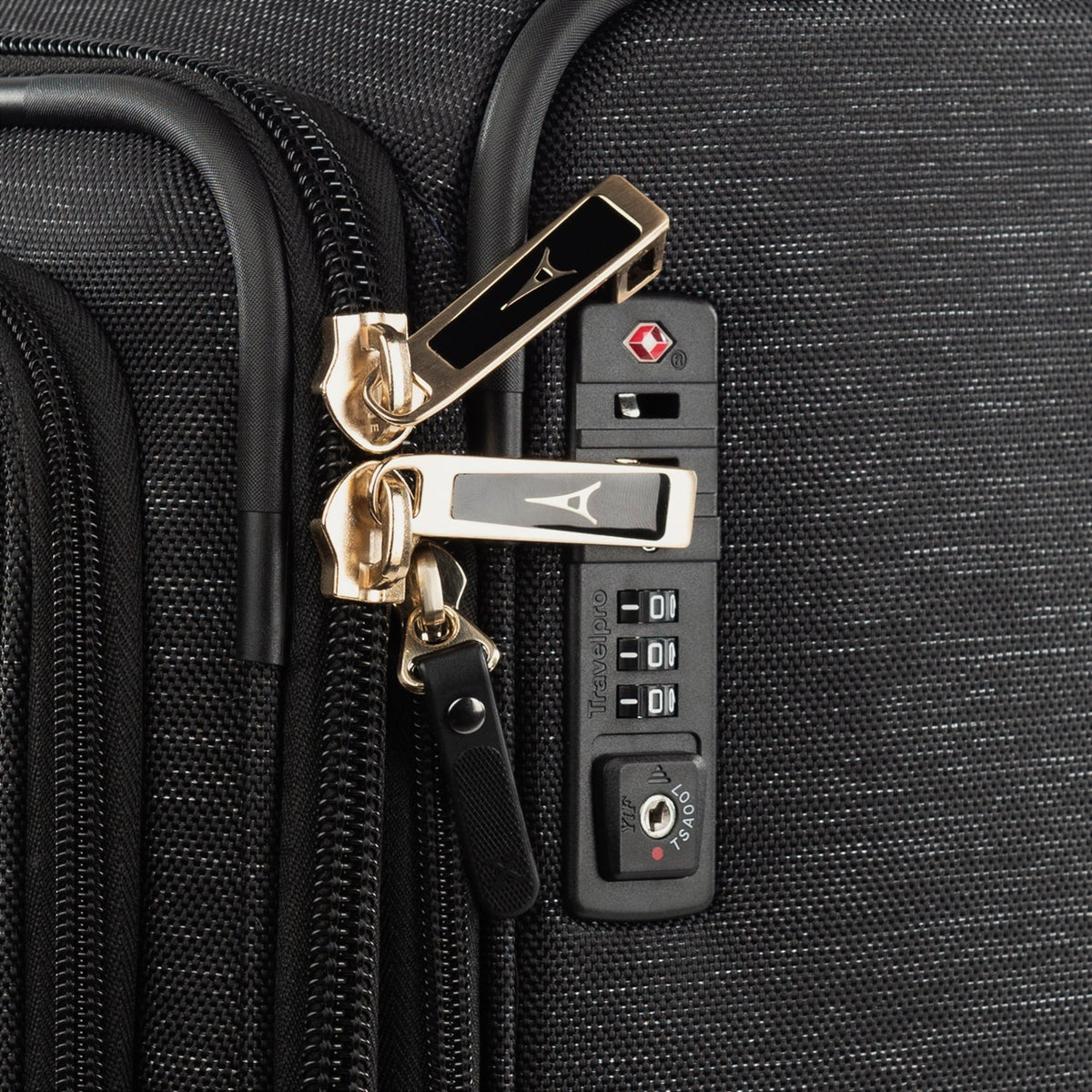 Travelpro Platinum Elite 29” Expandable Spinner in Intrigue Black — detail view 3