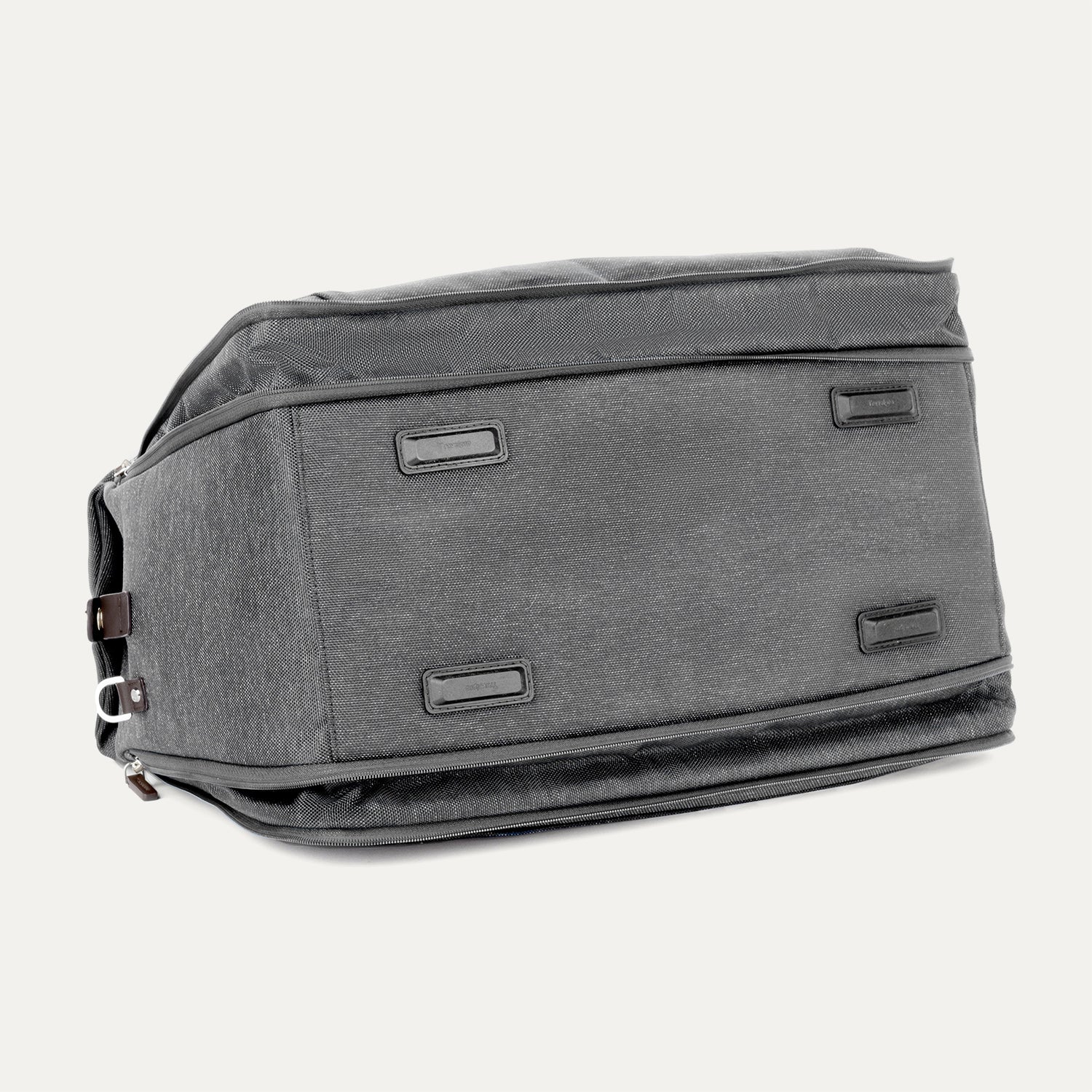 Travelpro Platinum Elite Soft Duffel in Vintage Grey — angle view 6