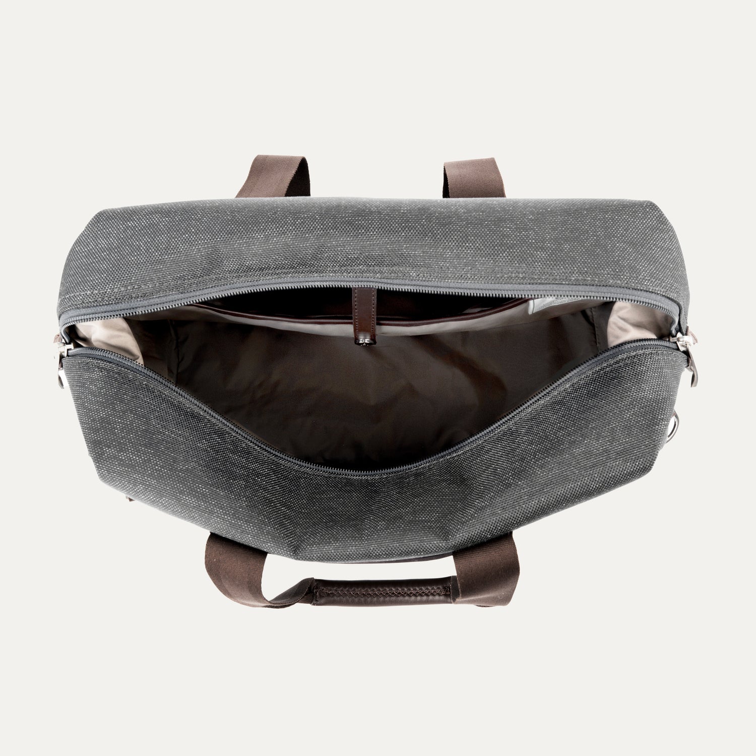 Travelpro Platinum Elite Soft Duffel in Vintage Grey — angle view 4