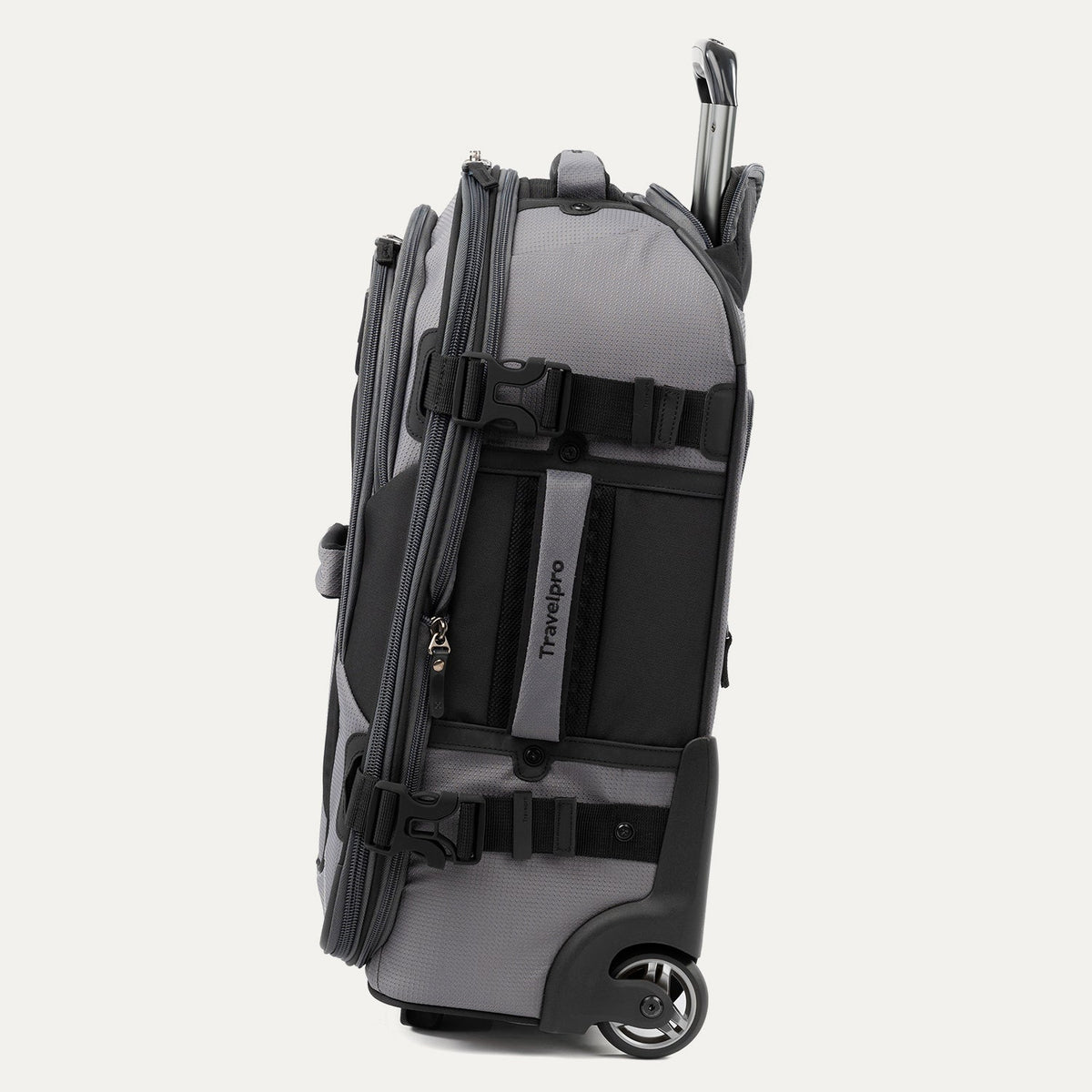 Travelpro Bold By Travelpro 22" Carry-On Expandable Rollaboard in Gray Black — angle view 2 # color_Gray Black