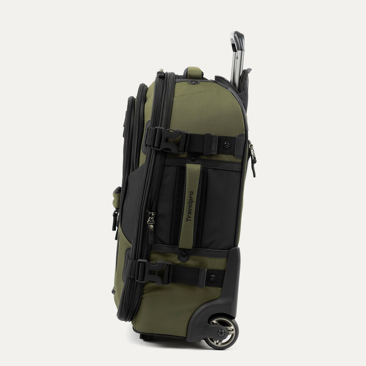 Travelpro Bold By Travelpro 22" Carry-On Expandable Rollaboard in Olive — angle view 2
