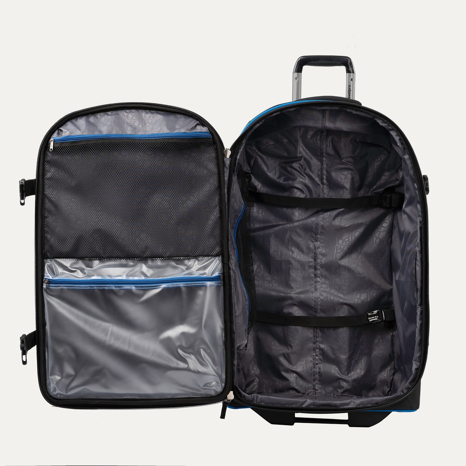 Travelpro Bold By Travelpro 28" Check-In Expandable Rollaboard in Blue Black — back view