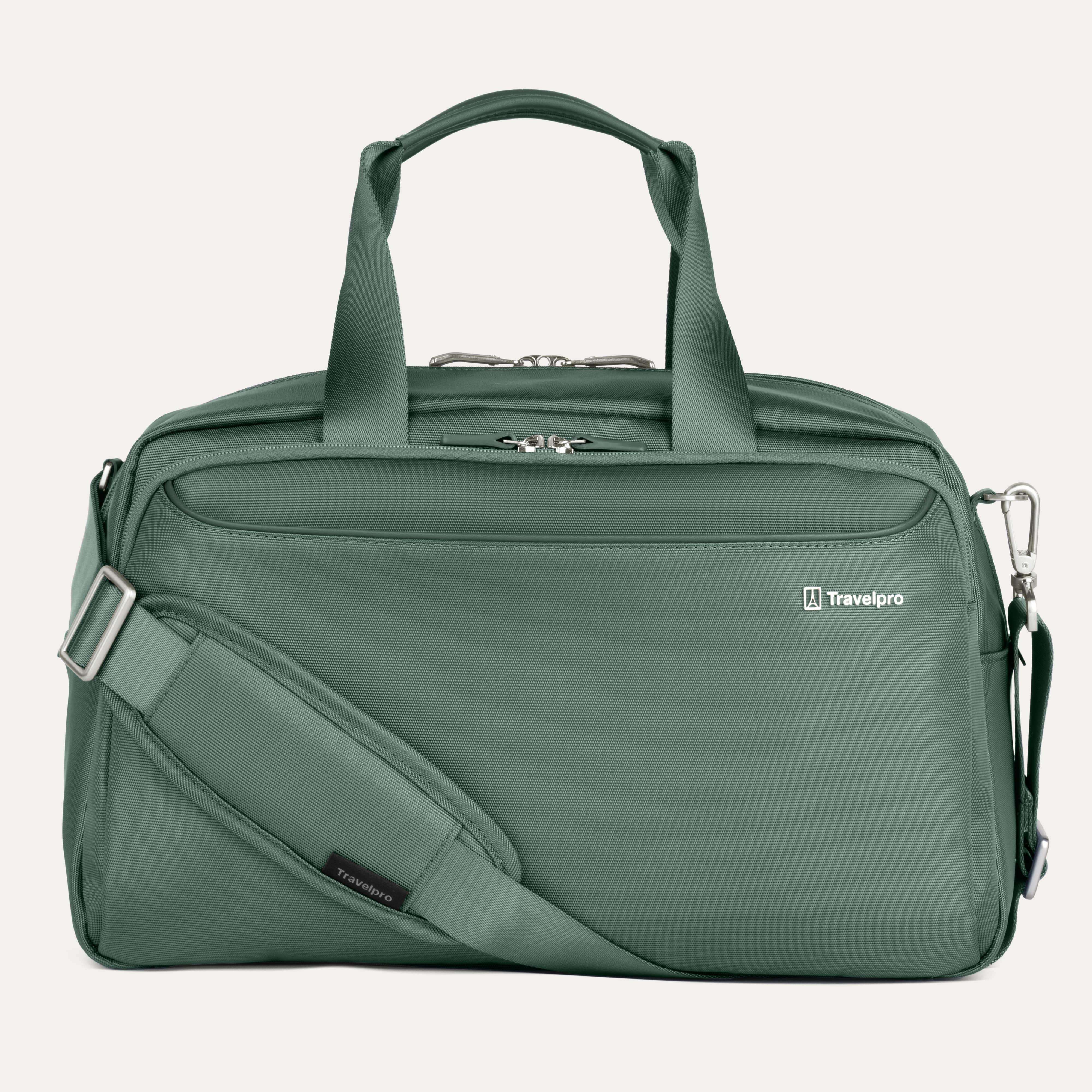 Travelpro VersaPack+ UnderSeat Tote in Desert Sage Green — front view