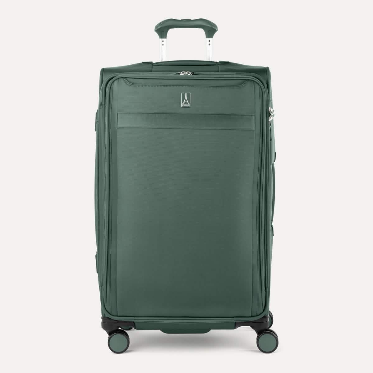 Travelpro VersaPack+ Large Check-In Spinner in Desert Sage Green — front view # color_Desert Sage Green