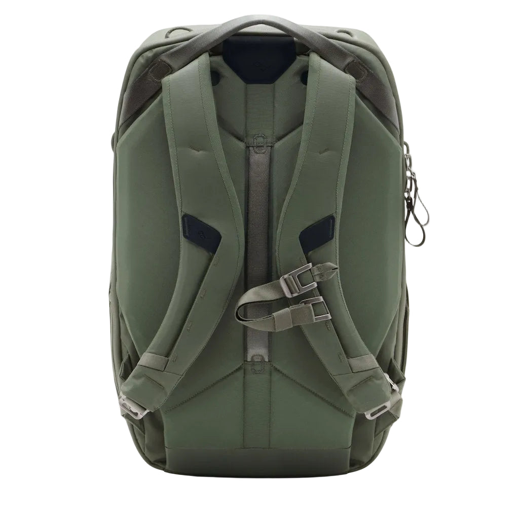Peak Design Travel Backpack 2-in-1 40L in Sage — back view