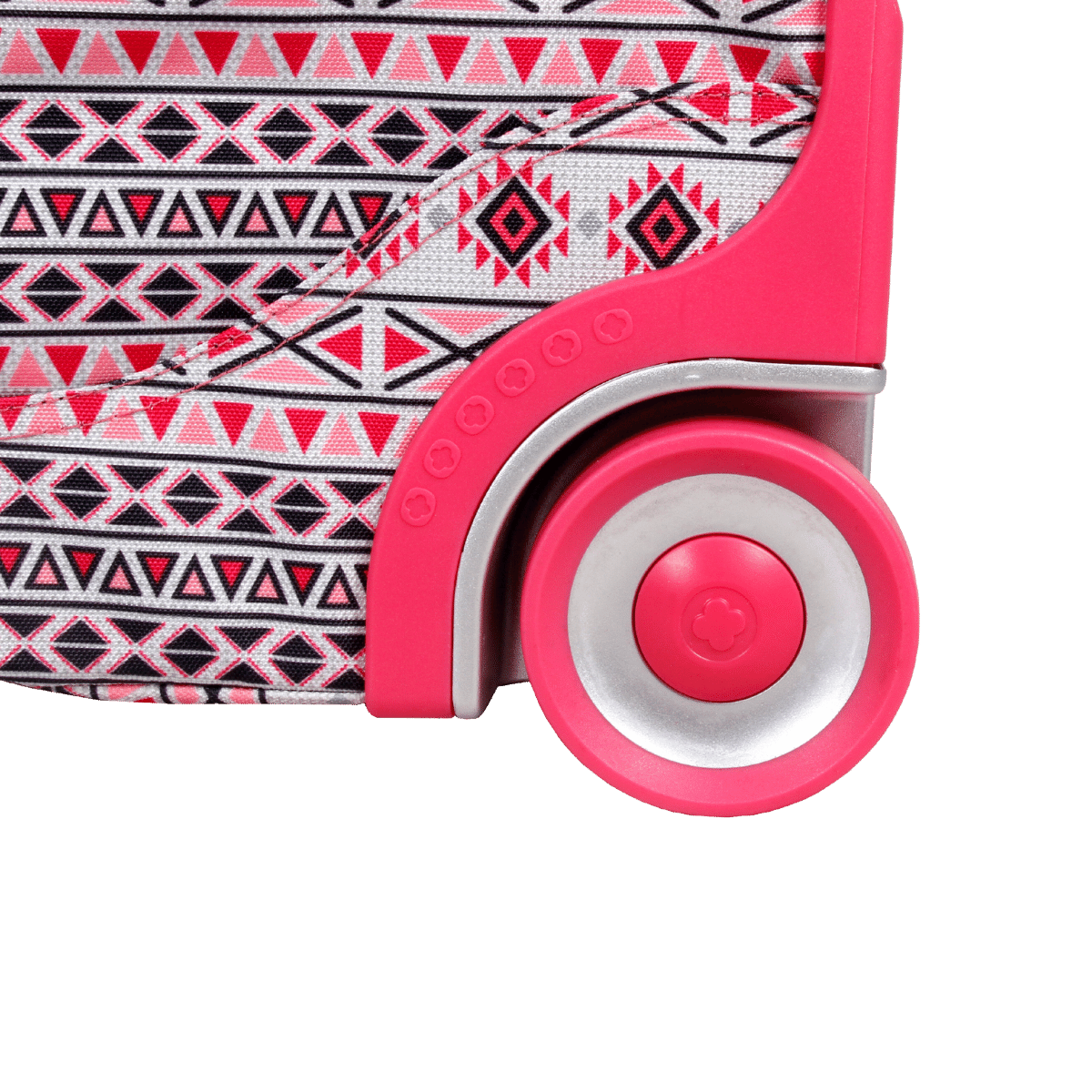 J World Lunar Multi-Purpose Laptop Rolling Backpack (19.5 Inch) in Skandi Pink — detail view 3 # color_Skandi Pink